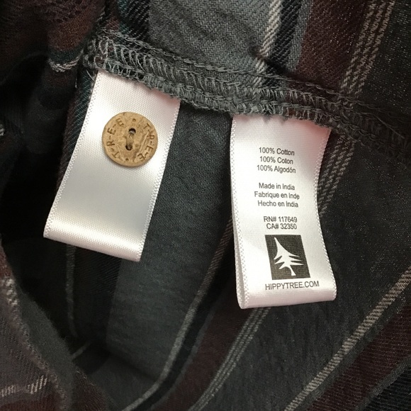 Hippy Tree Original Surf & Stone Company mens long sleeve button up shirt L - Picture 6 of 9